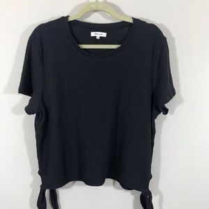 MADEWELL SIDE TIE COTTON TOP
